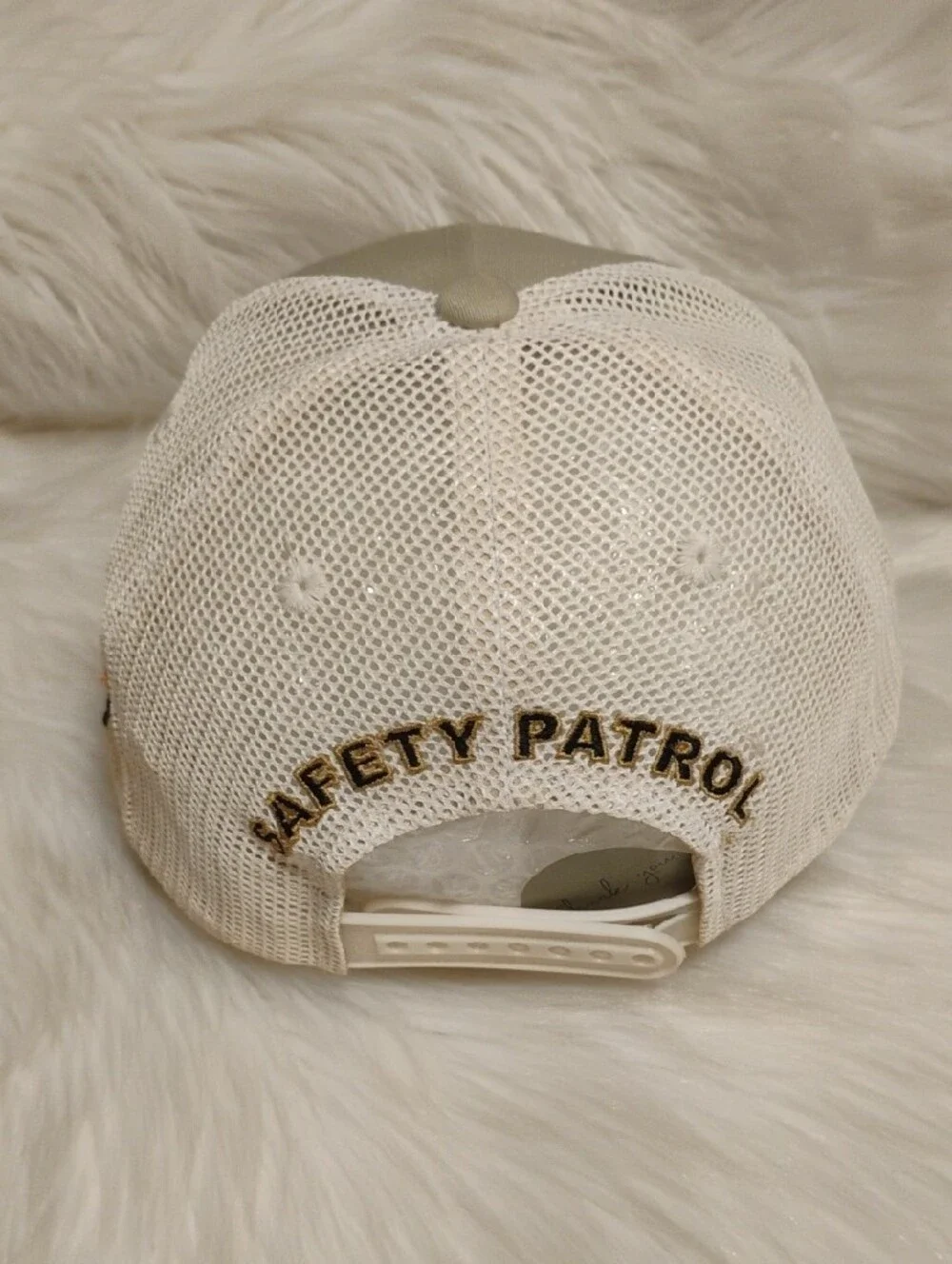 (C-75) Indianapolis Speedway Beige Mesh-Back Hat